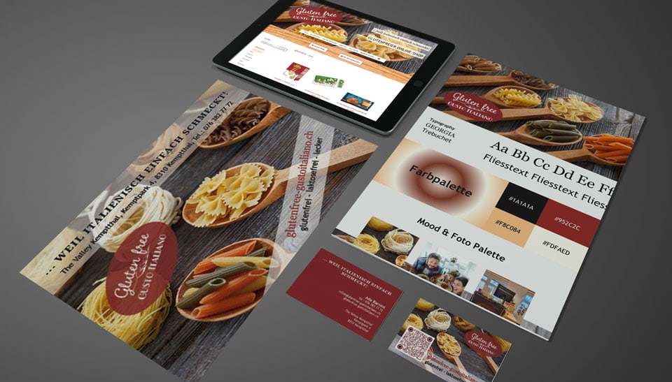 Druckproduktionen glutenfree Onlineshop Visitenkarten Flyer Präsentationsmappe Druckproduktionen glutenfree Onlineshop Visitenkarten Flyer Präsentationsmappe