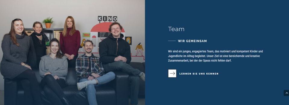 Design Webdesign Webseite Relaunch gemeinnützige Organisation Kinder- und Jugendförderung