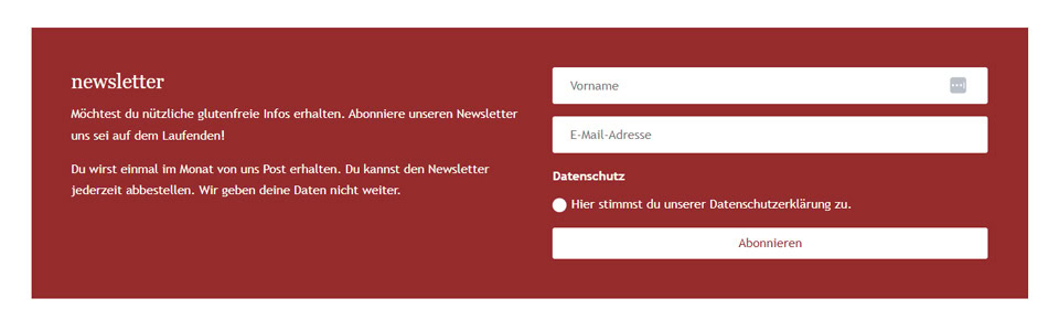 online marketing agentur newsletter online marketing glutenfree onlineshop