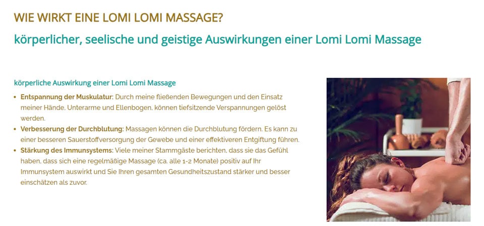 SEO Agentur Texterstellung Massage Studio berühren lernen SEO Agentur Texterstellung Massage Studio berühren lernen