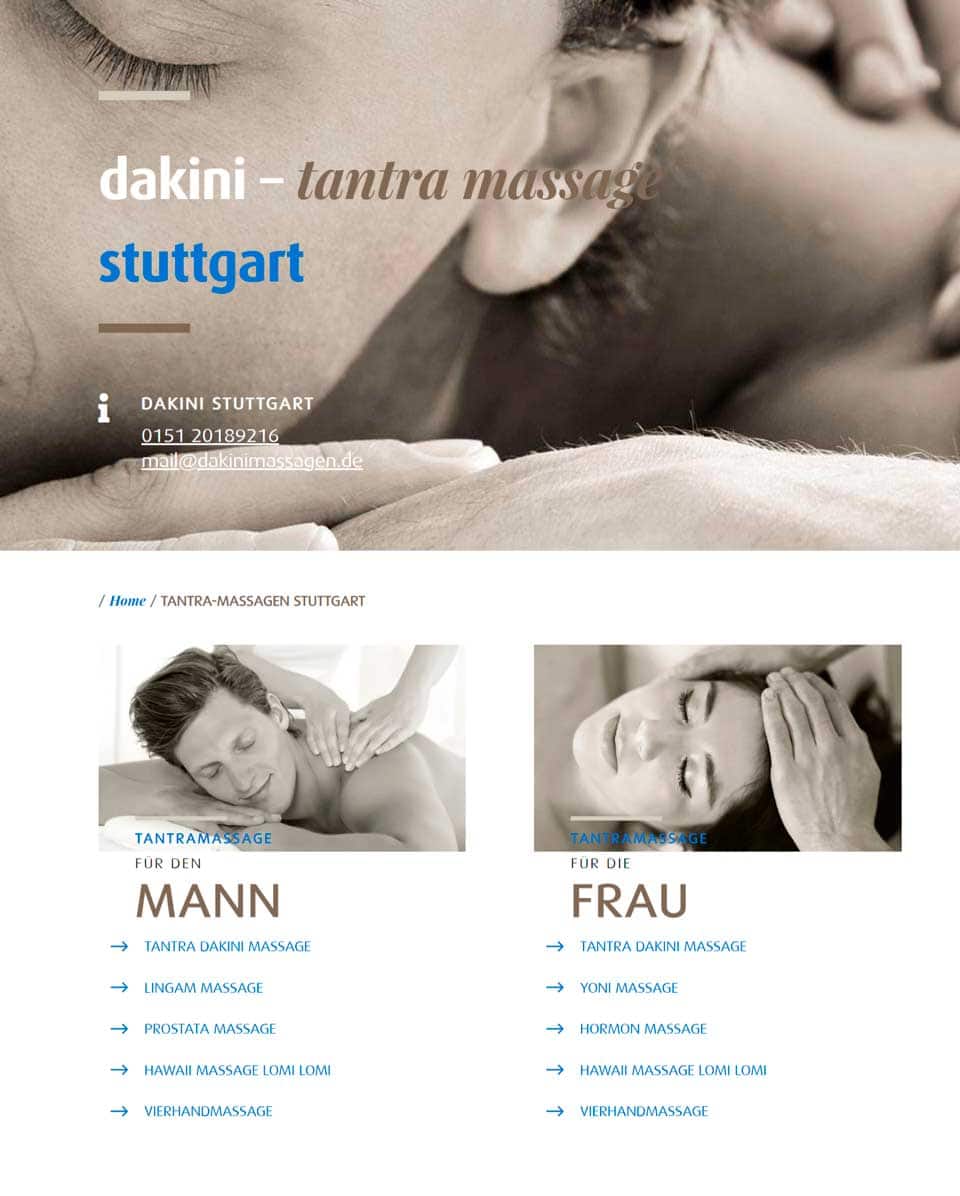 referenz website erstellen massage studio