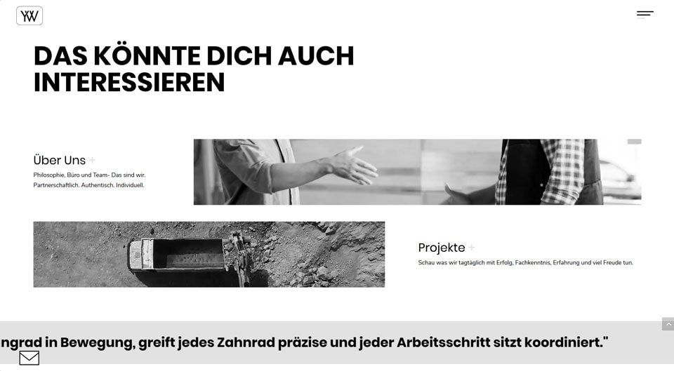Referenz Webseite Yves Widmer