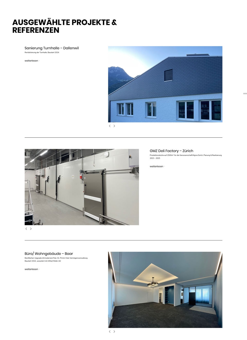 Yves Widmer Referenz Projekt Portfolio